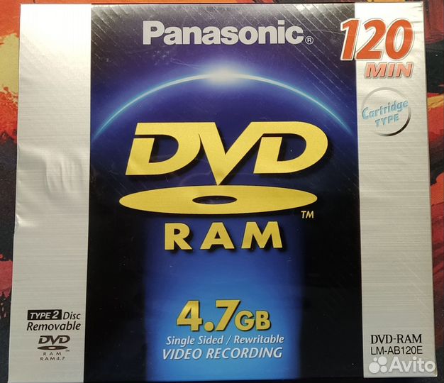 Диски Panasonic 4.7 DVD-RAM