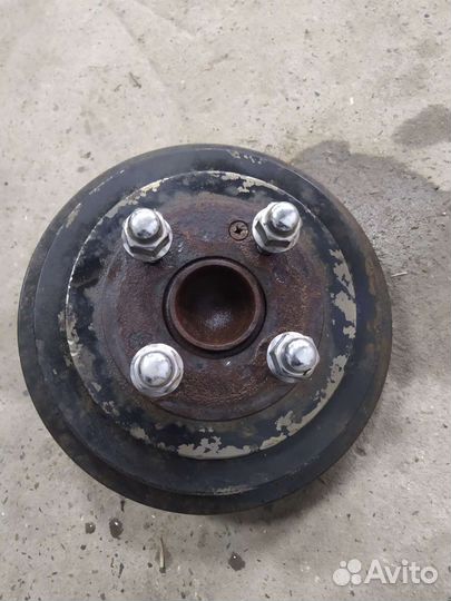 Барабан тормозной левый в сборе kia rio