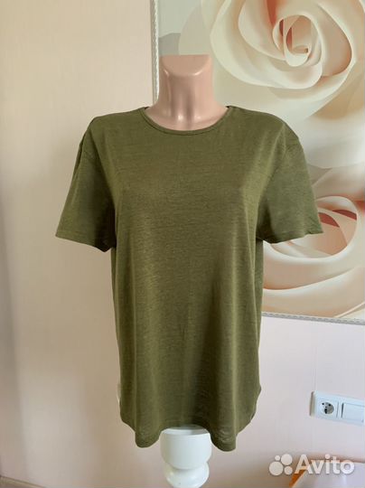 Футболка льняная Maison Cinqcent