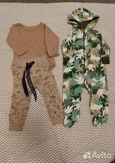 Вещи пакетом 74-80-86 на мальчика