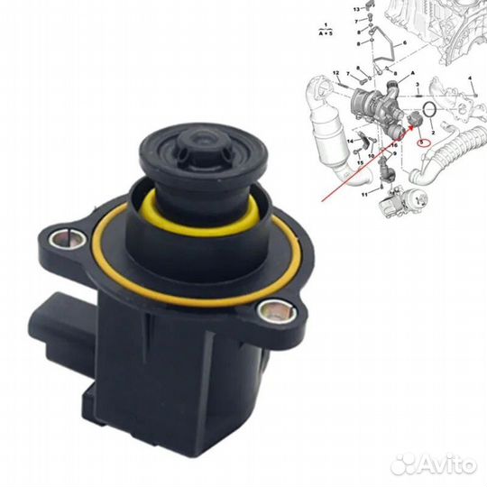 Клапан турбокомпрессора Mini Cooper Peugeot