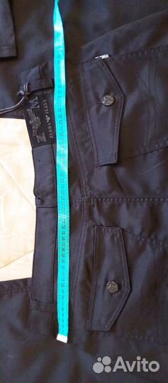 Джинсы черные широкие