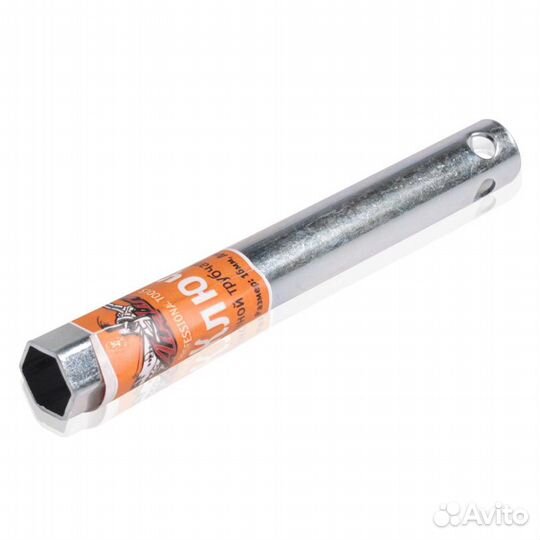 Ключ свечной трубчатый с резиновым фиксатором 16*1