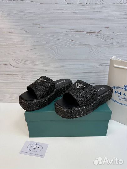 Тапочки / Сабо На Платформе Prada Размеры 36-40