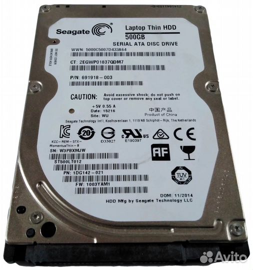 SATA HDD 500 gb