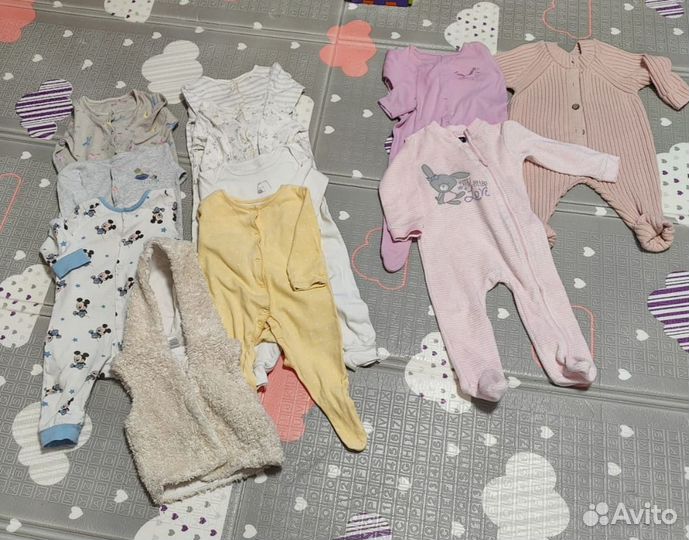 Детские вещи пакетом на девочку 6-9 месяцев