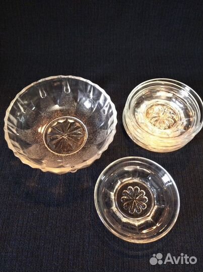 Салатник хрусталь СССР