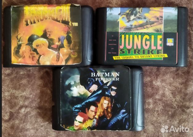 Картриджи для sega mega drive 2