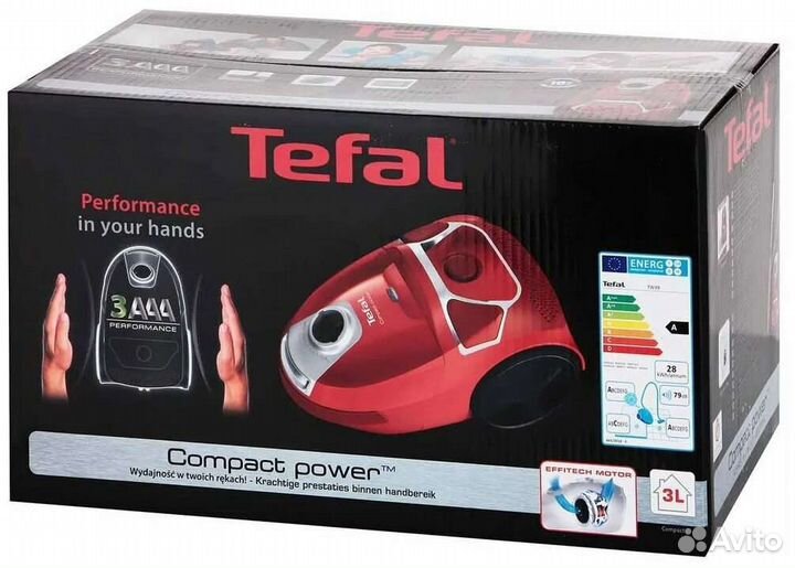 Новый мешковый пылесос Tefal