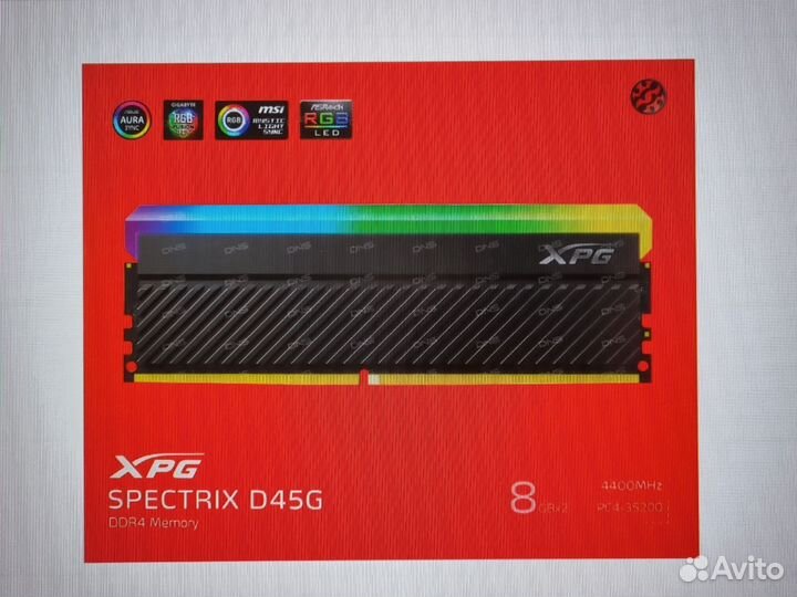 Оперативная память adata 4400 мгц/32гб