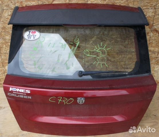 Крышка багажника dodge Caliber 2007-2011 2.0