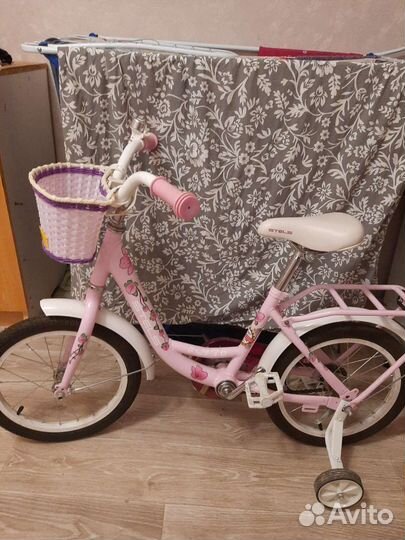 Велосипед для девочки 3-7 лет