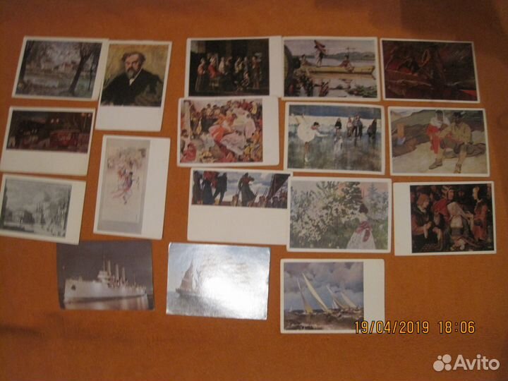 Почтовые карточки 1954-1987 гг и открытки СССР