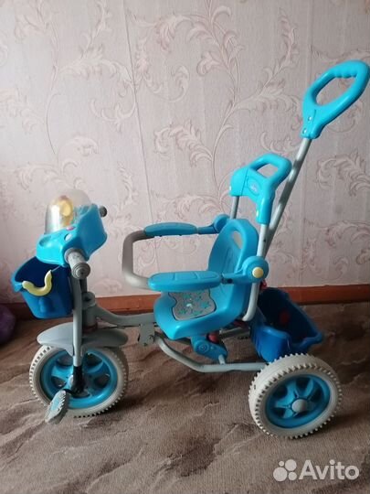Детский велосипед с ручкой бу