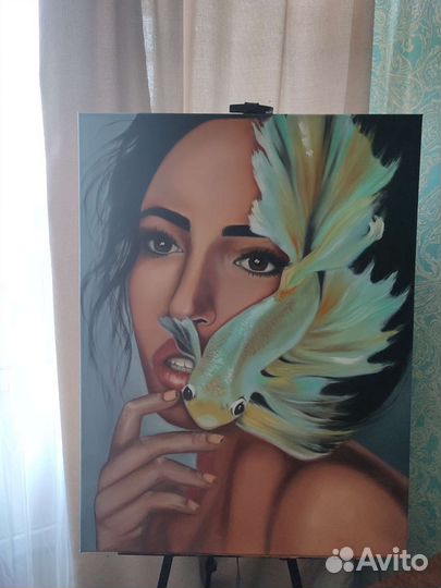 Картина маслом на холсте большая