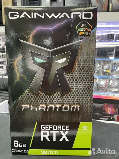Видеокарта gainward RTX 3070 Ti phantom 8GB