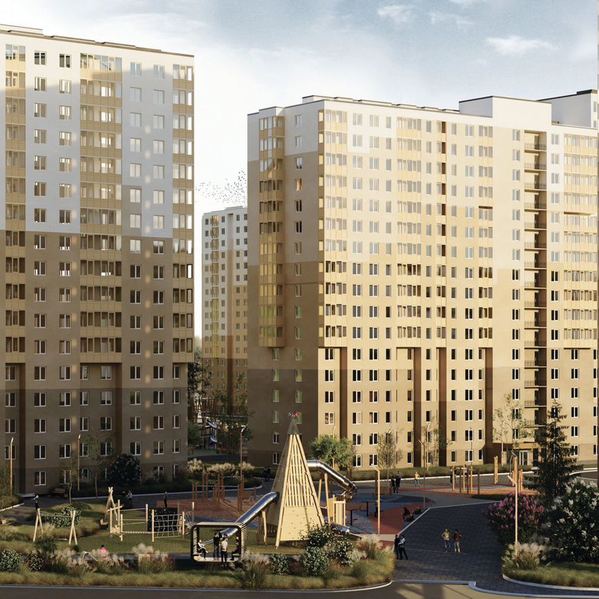 2-к. квартира, 61,9 м², 17/17 эт.