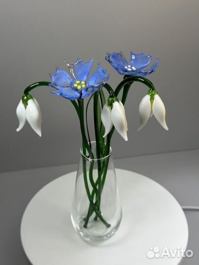 Цветы из стекла