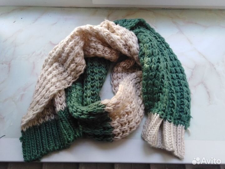 Теплый шарф