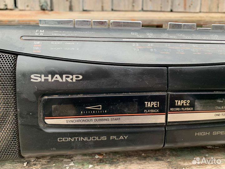 Дека кассетная магнитофон Шарп