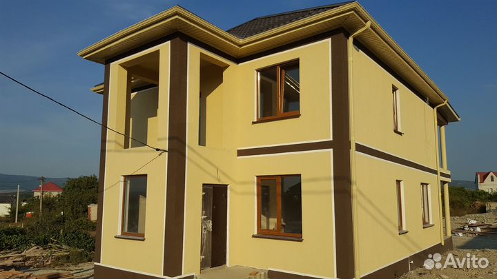 Тёплый и уютный дом 180м2 из керамзитобетона