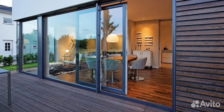 Портальные раздвижные окна от производителя