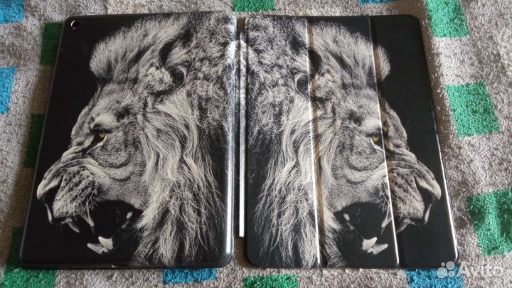 Чехол книжка дизайнерский для iPad Pro 9.7 Лев
