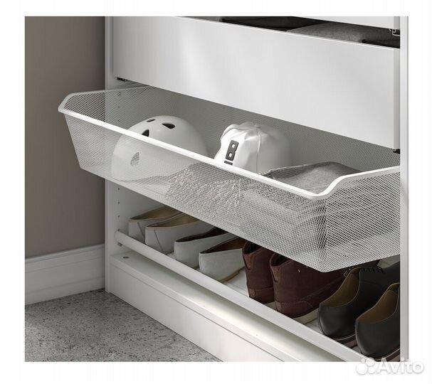 Корзина Икеа Пакс Комплимент 100х35 с направляющим