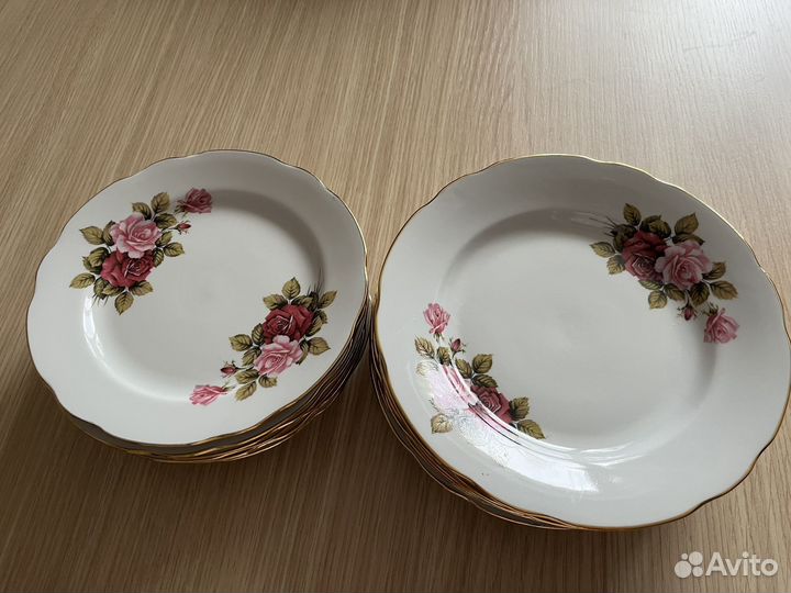 Тарелки Kahla, Bernadotte, Дулево, Катюша Япония