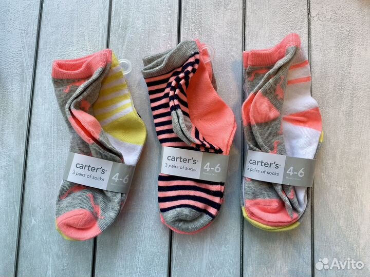 Комплекты носков Carter's 4-6 лет