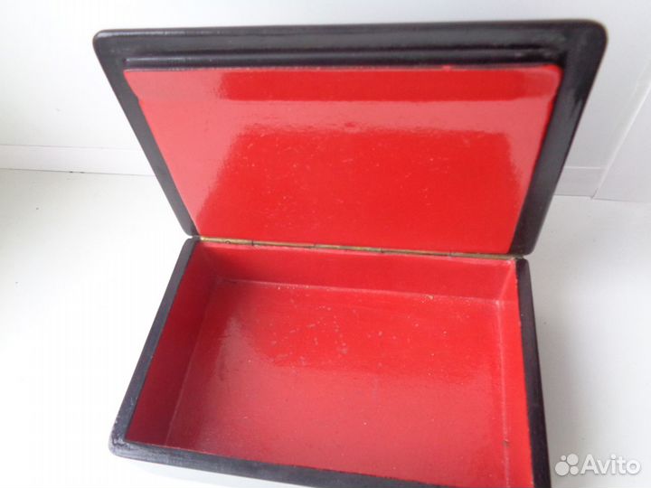 Шкатулка лаковая СССР