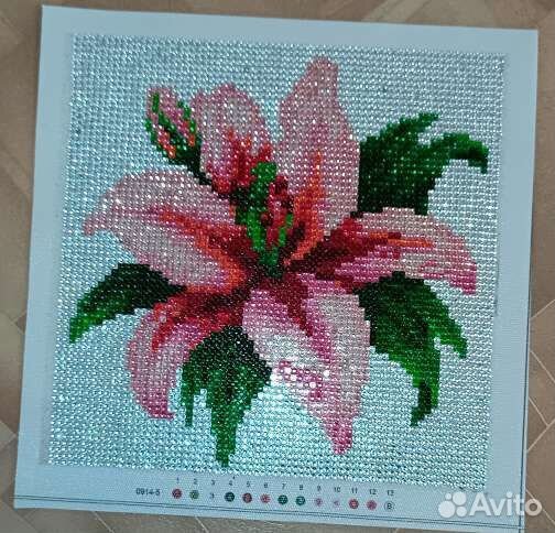 Алмазная мозаика собранная