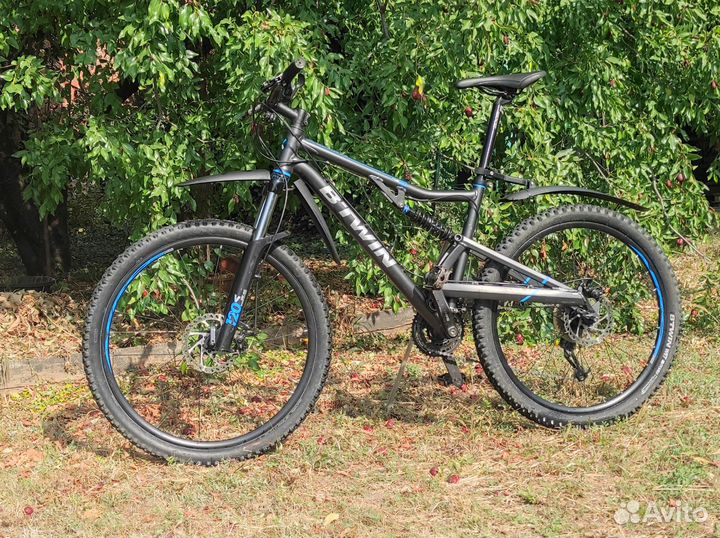 Двух подвесной велосипед rockrider 500s