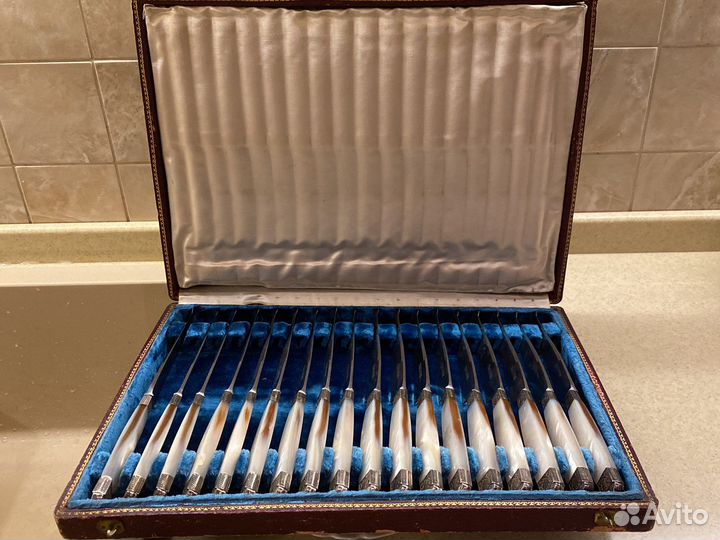 Ножи столовые старинные 2 комплекта