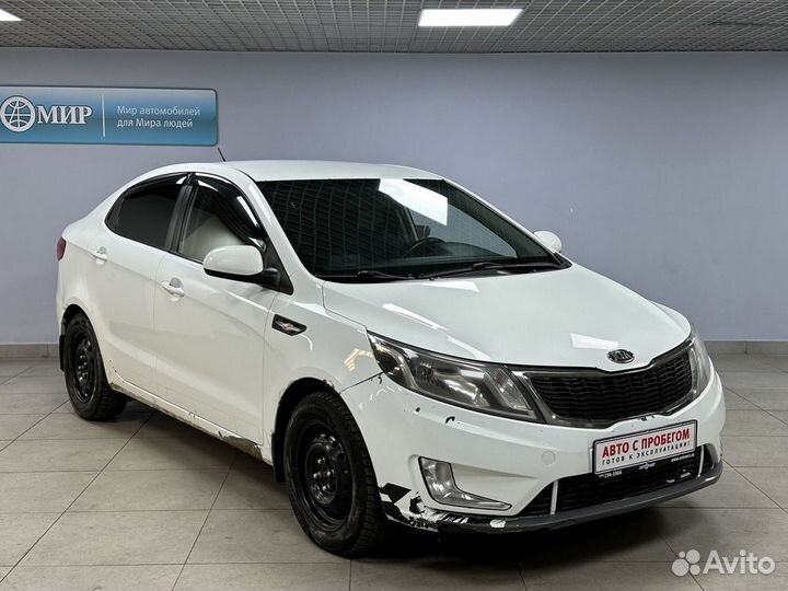 Kia Rio 1.4 МТ, 2013, 328 802 км