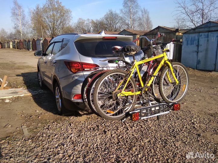 Велокрепление на фаркоп amos titan 3 plus