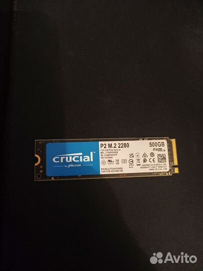 Ssd m2 2280 nvme 500gb Crucial P2