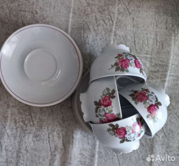 Советский фаянс Коралл дз