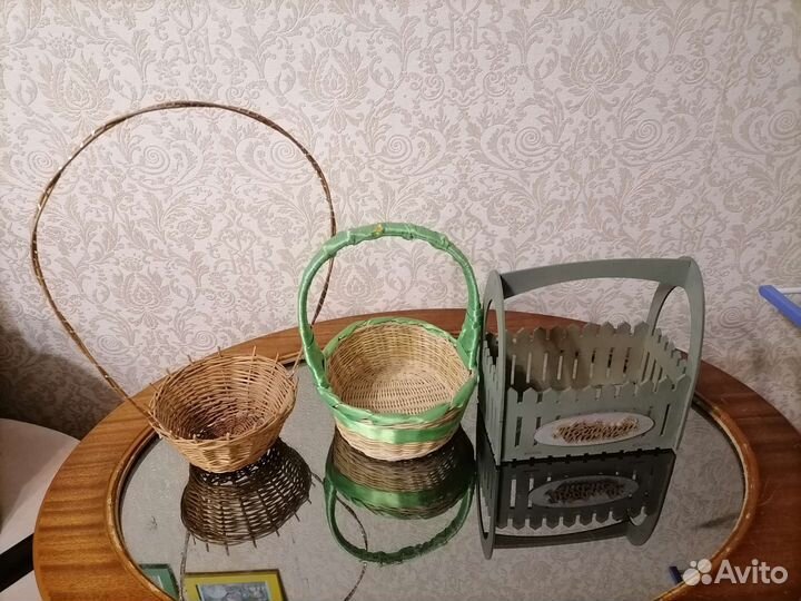 Корзина плетеная