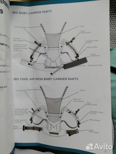 Эргорюкзак Ergobaby 360 оригинал из Германии
