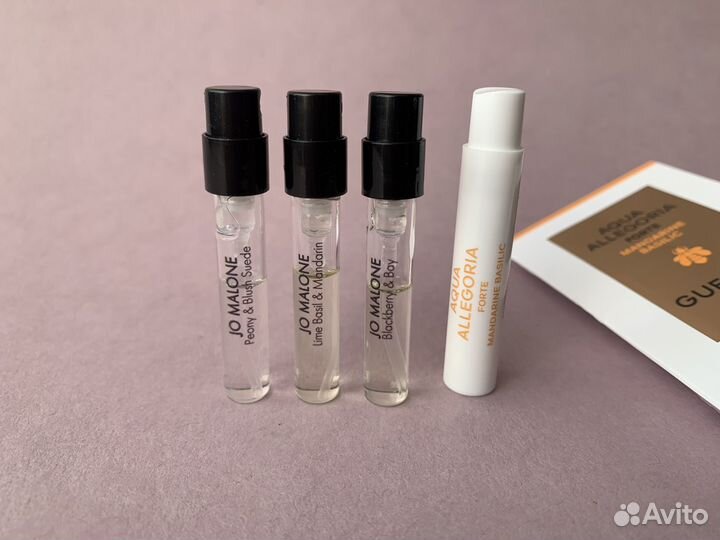 Пробники духов Jo Malone и Guerlain