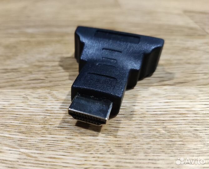 Новый переходник hdmi - DVI Черный