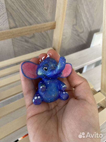 Елочная игрушка «Космический слоник»