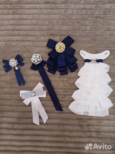 Блузка белая для девочек 128