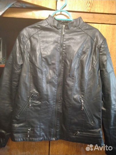 Куртка кожаная