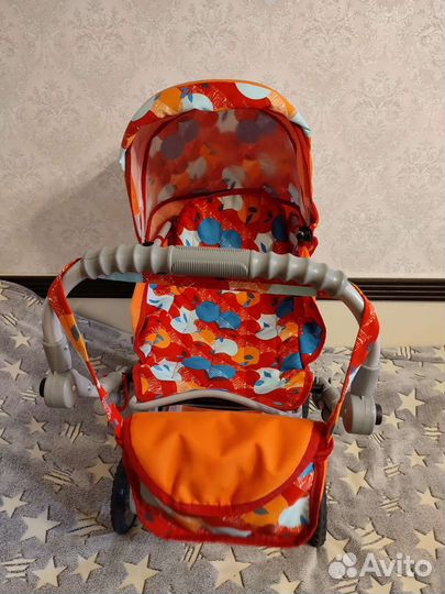 Коляска игрушка для кукол и куклы 5шт