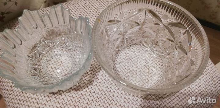 Вазочки хрустальные