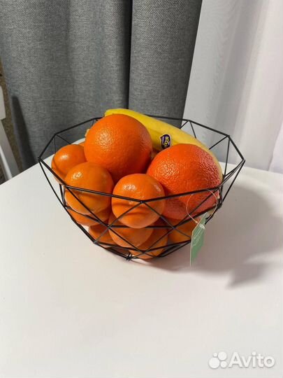 Корзина для фруктов металлическая