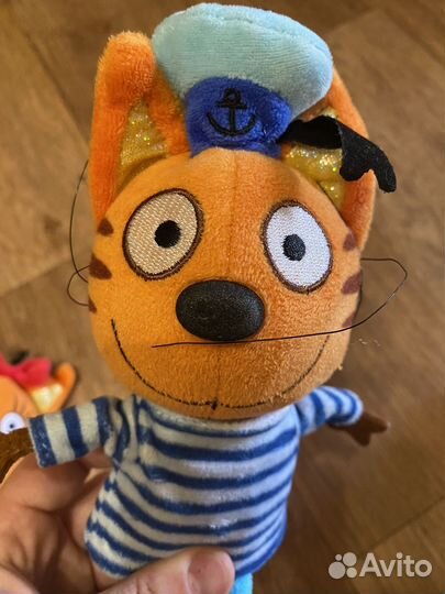 Мягкая игрушка Три кота - 3 шт