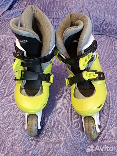 Роликовые коньки детские с защитой